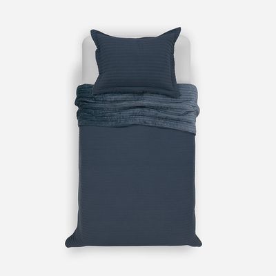 Imagen 1 del producto Cubrecama Flannel Supersoft Azul 1,5 Plazas