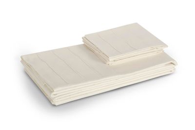 Imagen 2 del producto Sábana Rosen 300 Hilos Algodón Lisa Ivory 2 Plazas