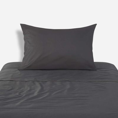 Imagen 2 del producto Sábana Rosen 180 Hilos Lisa Charcoal 1,5 Plazas