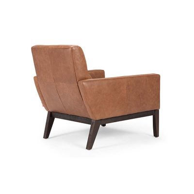 Imagen 2 del producto Poltrona Rosen Timber Cuero Camel