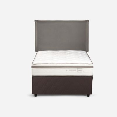 Imagen 2 del producto Diván Cama Rosen Classique+ 1,5 Plazas+Respaldo Maurice Gris
