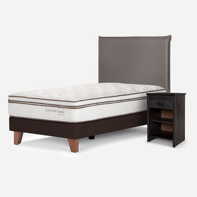 Imagen 2 del producto Cama Classique+ 1,5 Plazas + Muebles Maurice Grafito