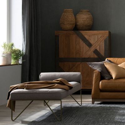 Imagen 2 del producto Banqueta Rosen Stepney Tela Taupe