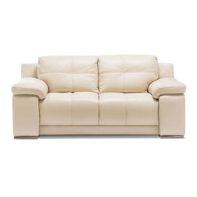 Sofá Rosen 5037 2 Cuerpos Cuero Beige