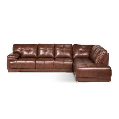 Imagen 2 del producto Sofá Seccional Rosen 6974  Derecho Cuero Caramelo