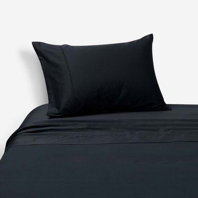 Imagen 1 del producto Sábana 300 Hilos Lisa Negro 1.5 Plazas