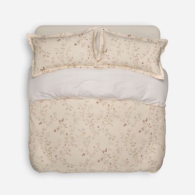 Funda Plumón Algodón Timeless Signau Beige King