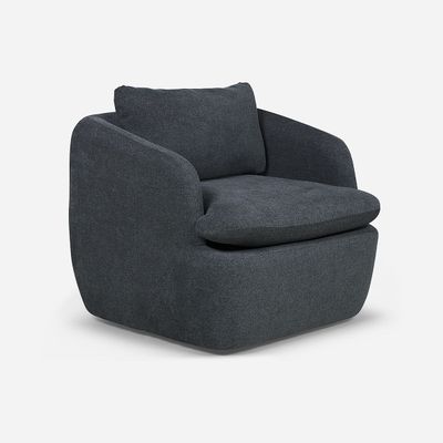 Imagen 1 del producto Poltrona Giratoria Rosen Newton Tela Grafito