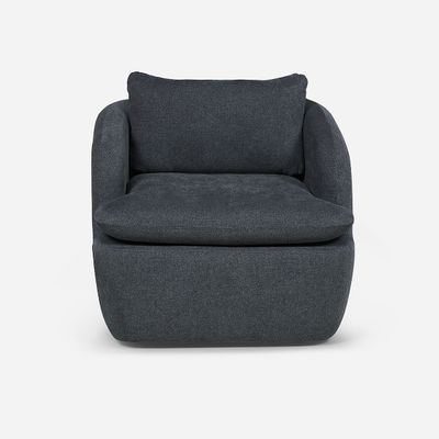 Imagen 2 del producto Poltrona Giratoria Rosen Newton Tela Grafito