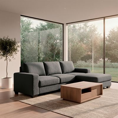 Imagen 2 del producto Sofá Seccional Rosen Randall Derecho Tela Grafito