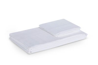 Imagen 2 del producto Sábana Rosen 300 Hilos Algodón Lisa Blanca Queen