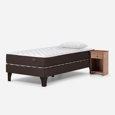 Imagen 2 del producto Cama Europea Ergo T New 1,5 Plazas+Velador Tabor Ta+Almohada