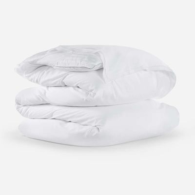 Funda Plumón Rosen Algodón Festón Blanco Super King