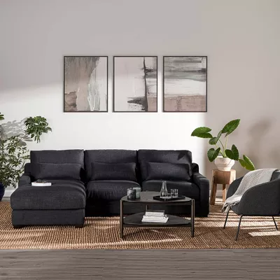 Imagen 2 del producto Sofá Seccional Izquierdo Soroa Small Tela Charcoal