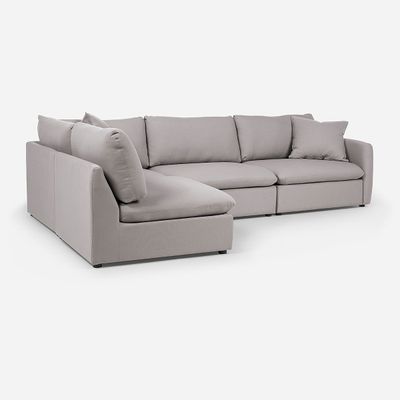 Imagen 2 del producto Sofá Seccional Rosen Zagreb Izquierdo Tela Gris