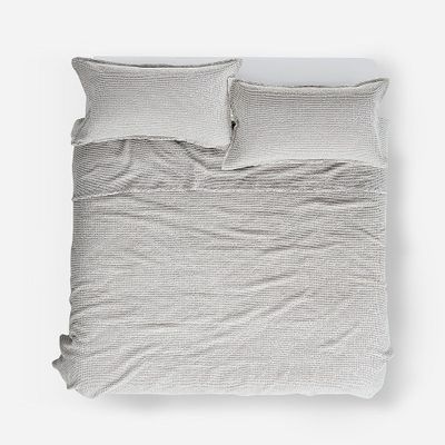 Colcha Algodón Textura Favo Arena King