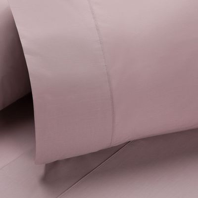 Imagen 2 del producto Sábana Rosen 200 Hilos Algodón Lisa Malva 1 Plaza