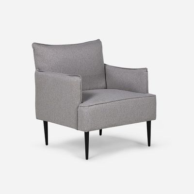 Poltrona Rosen Milton Tela Gris