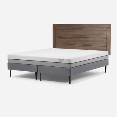 Imagen 2 del producto Cama Europea Pratta 2 Plazas BD Pata Acero+ Respaldo Sicilia