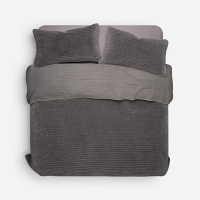 Imagen 1 del producto Cubrecama Algodón Velvet Salzweg Grafito King