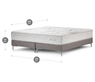 Imagen 2 del producto Cama Europea Rosen Mobo 2 Plazas BD 150 x 200 cm