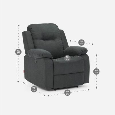 Imagen 2 del producto Bergere Rosen Clifton Eléctrico Tela Grafito