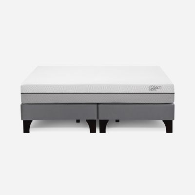 Imagen 2 del producto Cama Europea Pratta 2 Plazas Pata Madera 150 x 200 cm