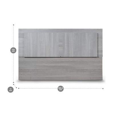 Imagen 2 del producto Respaldo Tivoli 2 Plazas Rosen Gris