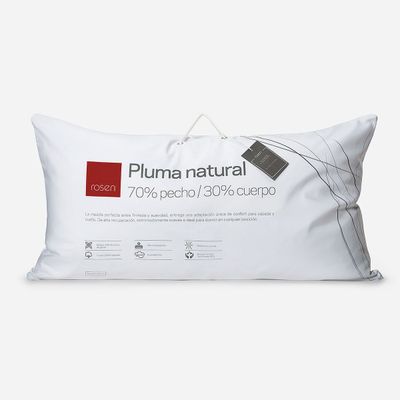 Almohada Rosen Pluma Natural 70% Pecho King 50x90 cm