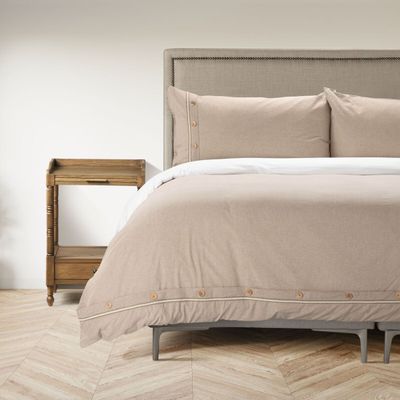 Imagen 2 del producto Funda Plumón Rosen Algodón Pure New Lanin 2 Plazas Arena