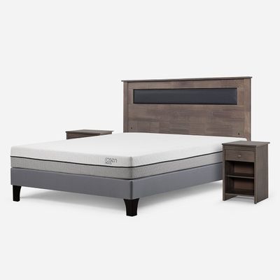 Imagen 2 del producto Cama Europea Pratta 2 Plazas BN Pata Madera+ Muebles Ferrara