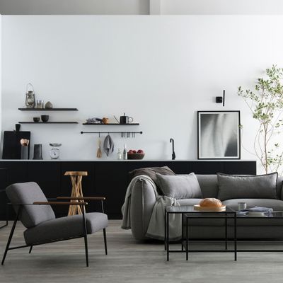 Imagen 2 del producto Poltrona Rosen Fossvelen Tela Gris