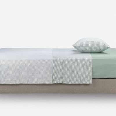 Sábana Rosen Microfibra Estampada Jade 1,5 Plazas