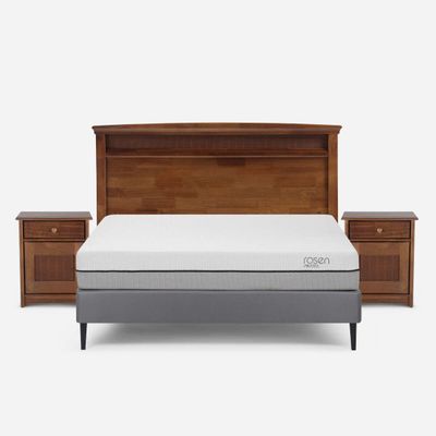 Cama Pratta 2 Plazas + Muebles Veneto