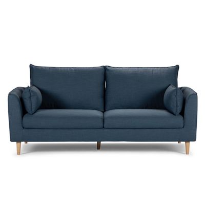 Sofá Rosen Cavour 3 Cuerpos Tela Denim
