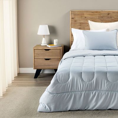 Imagen 1 del producto Plumón Bicolor Lines Ice 1.5 Plazas