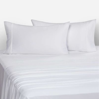 Sábana 400 Hilos Bambú Lisa Ame Blanca King