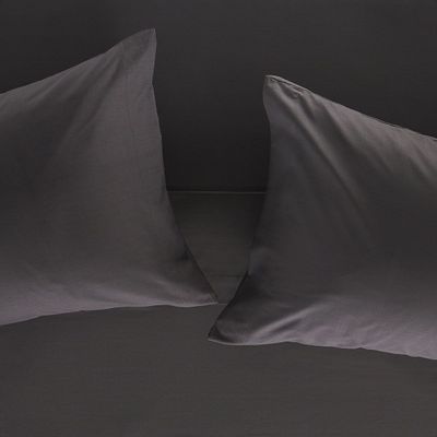 Sábana Rosen 180 Hilos Lisa Charcoal Súper King