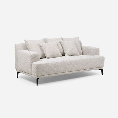 Sofá Soho 2.5 Cuerpos Tela Crudo