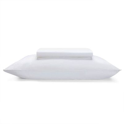 Imagen 2 del producto Sábana Rosen 300 Hilos Algodón Lisa Blanca 1 Plaza