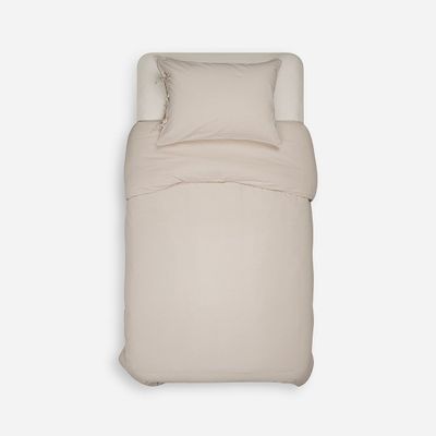 Imagen 2 del producto Funda Plumón Rosen Lino-Algodón Pure Liso Arena 1,5 Plazas