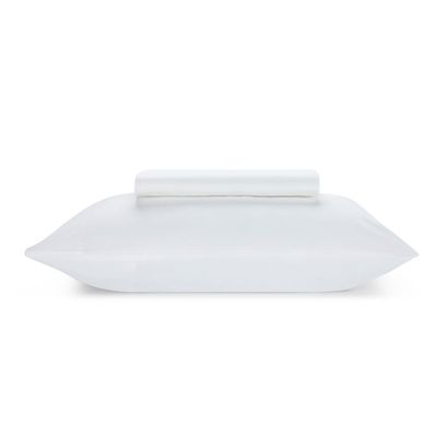 Imagen 2 del producto Sábana 200 Hilos Algodón Lisa CopperHealth Blanca 2 Plazas