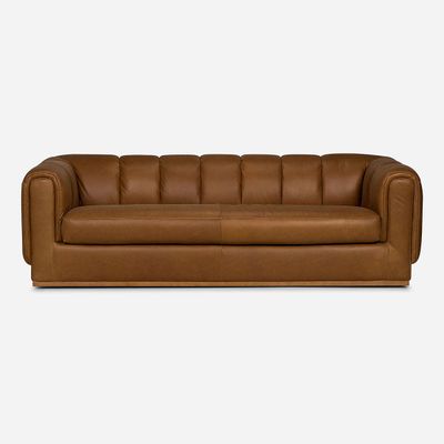 Imagen 2 del producto Sofá Rosen Yorks 3,5 Cuerpos Cuero Camel