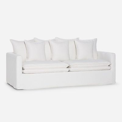 Imagen 1 del producto Sofá Rosen Gabon 3 Cuerpos Tela Marfil