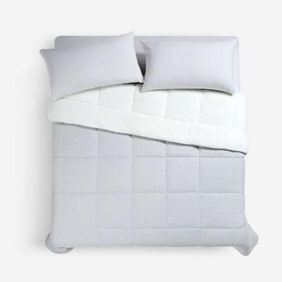 Imagen 2 del producto Plumón Sherpa Liso Greige Melange Super King