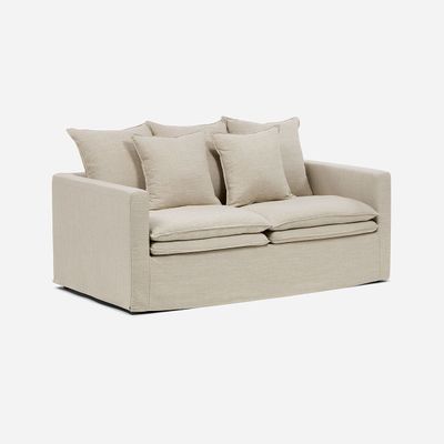 Sofá Gabon 2,5 Cuerpos Tela Tostado