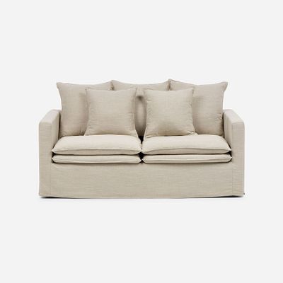 Imagen 2 del producto Sofá Gabon 2,5 Cuerpos Tela Tostado