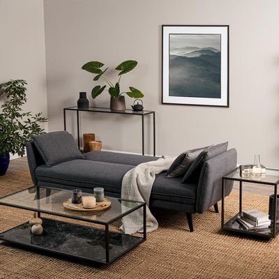 Imagen 2 del producto Futón Sonno 3 Cuerpos Tela Grafito