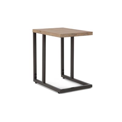 Mesa Lateral Clay 48 x 36 cm Café