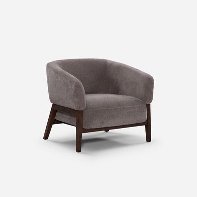 Poltrona Rosen Bolton Tela Grafito